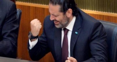 بالصورة: الحريري في مجلس النواب... بلقطة "YES"! image