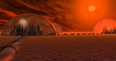 قرية أندونيسية تتحول إلى قطعة من المريخ وتتلون سماؤها باللون الدموي image