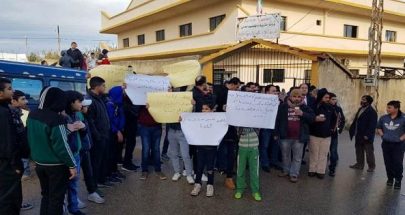 اعتصام في ببنين العبدة احتجاجا على قرار تعيين مديرة مدرسة من خارج البلدة image