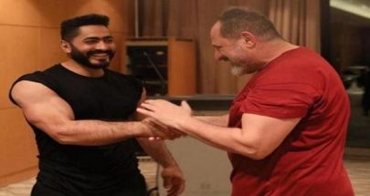 بالصورة... تامر حسني وخالد الصاوي بتدريبات خاصة لفيلم سعيد الماروق image
