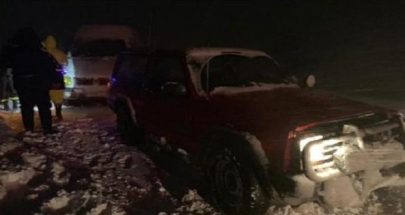 انقاذ 3 مواطنين حاصرتهم الثلوج في ضهر البيدر image