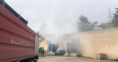 بالصور: حريق مولدين للطاقة الكهربائية في مدرسة بزحلة image