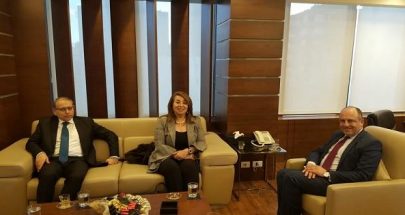 بو عاصي التقى وزيرة التضامن الاجتماعي في مصر image