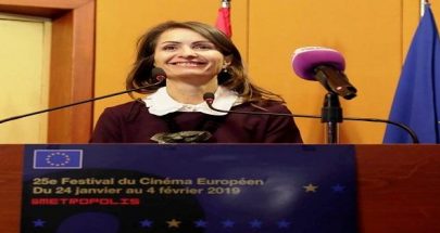 اوغاسابيان نيابة عن الخوري في مهرجان السينما الاوروبية: يؤكد ثقة الدول الاوروبية بالجمهور اللبناني image
