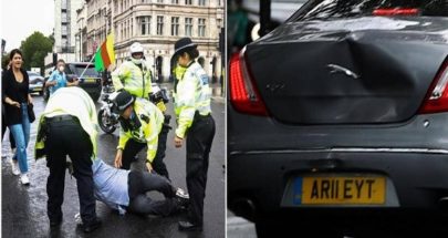 بالصور والفيديو... حادث مروري لرئيس وزراء بريطانيا بعد جلسة البرلمان image