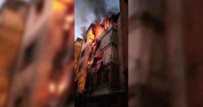 فوج إطفاء بيروت يُخمد حريقاً في طريق الجديدة image