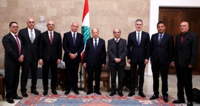سلسلة استقبالات للرئيس عون في القصر الجمهوري image