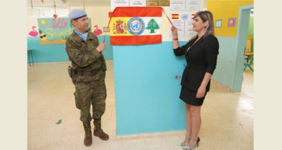 الكتيبة الاسبانية في اليونيفيل تتبرّع بامدادات المياه لمدرسة في مرجعيون image