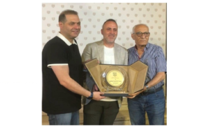 حفل تكريم الاعلام الرياضي في دارة رئيس نادي العهد image