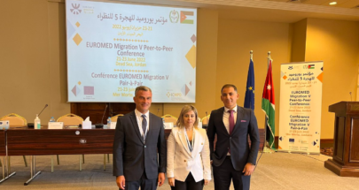 لبنان شارك في "مؤتمر اليوروميد للهجرة الخامس للنظراء" في الاردن image