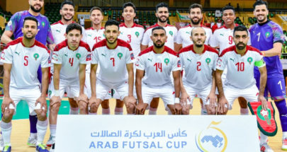 المغرب يهزم العراق ويتوج بكأس العرب لكرة الصالات image