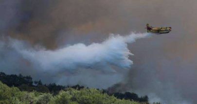 إجلاء سياح وسكان من جزيرة ليسبوس اليونانية بسبب حريق غابات image