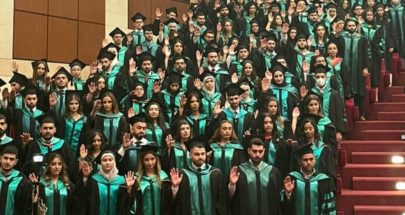 بخاش في حفل تخرّج طلاب الطب في الجامعة اللبنانية: اعملوا على إعادة بناء ما تهدّم image