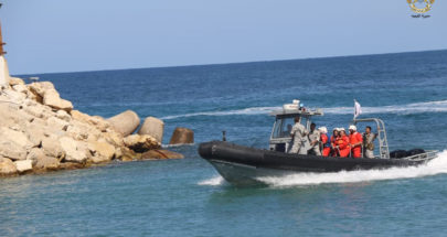 الجيش: مناورة مشتركة بين مغاوير البحر والصليب الأحمر في عمشيت image