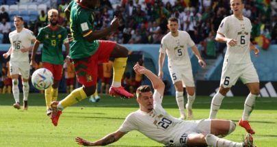 6 أهداف… تعادل  الكاميرون وصربيا في كأس العالم image