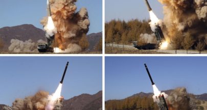 القوات البحرية الكورية الجنوبية انتشلت قطعة من حطام صاروخ كوري شمالي image