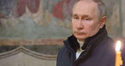 بوتين حضر قداس عيد الميلاد بمفرده في الكرملين image