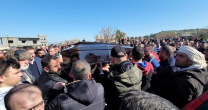 تشييع جثمان الشاب محمد المحمد الذي قضى بزلزال تركيا image