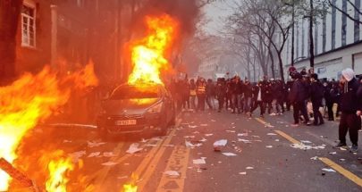 الاحتجاجات العنيفة في فرنسا مستمّرة: أعمال شغب وإعتقالات image