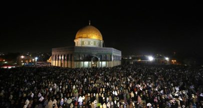 نحو 350 ألف مصلّ ادوا صلاة الجمعة في المسجد الأقصى image