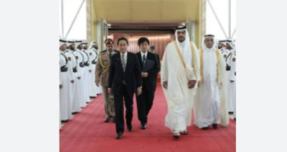 رئيس وزراء اليابان يزور قطر لإجراء محادثات حول الغاز الطبيعي المسال image