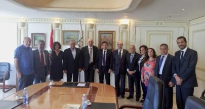 نقابة محرري الصحافة عند حاكم مصرف لبنان بالإنابة‎ image