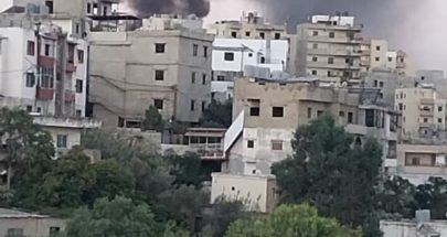 حريق في المنطقة الواقعة بين جبل محسن والمنكوبين في طرابلس image
