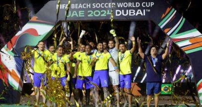 البرازيل تهزم ايطاليا وتتوج بلقب كأس العالم لكرة القدم الشاطئية image