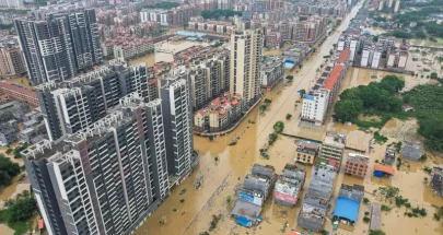 الفيضانات تشرد عشرات الآلاف في الصين image
