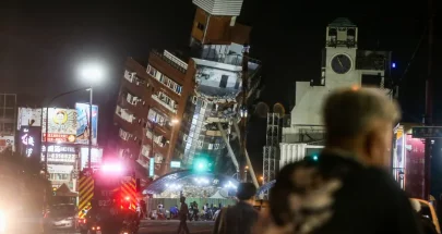 زلزال قوي يضرب تايوان بعد سلسلة من الهزات image