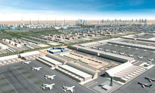 حاكم دبي يعلن تشييد مبنى مسافرين جديد في مطار آل مكتوم image