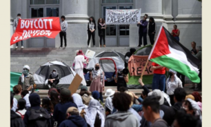 مؤيدون للفلسطينيين يعتصمون في مزيد من الجامعات الأميركية image