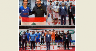 اللبناني محمود الربابا أفضل لاعب في دورة استر جوردي الدولية للفوت نت image