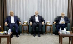 لقاء قيادي يضمّ قادة حماس والجهاد والجبهة الشعبية image