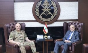 قائد الجيش استقبل الامين العام للمجلس الأعلى السوري اللبناني image