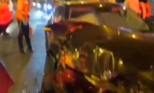 بالفيديو: إنقلاب سيارة وزير إسرائيلي image