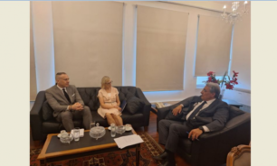 وزير العدل عرض مع سفيرة السويد شؤوناً قضائية image