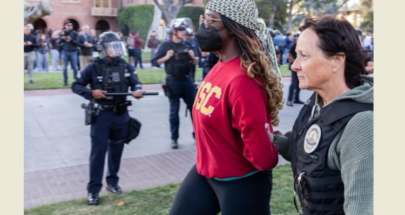 توقيف 93 شخصا خلال تظاهرة في جامعة في لوس أنجلوس image
