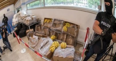 الشرطة الألمانية تعثر على كوكايين في صناديق الموز image