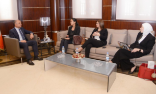 لقاء بين بو صعب ووفد من مكتب البنك الدولي في لبنان image