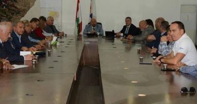 إجتماع في محافظة لبنان الشمالي بحث في مشكلة النزوح السوري في قضاء الكورة image