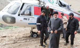 تعرض طائرة مروحية في قافلة تقل الرئيس الإيراني لحادث image