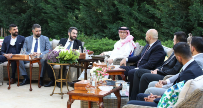 البخاري استقبل رئيس "حركة شباب لبنان" مع وفد image